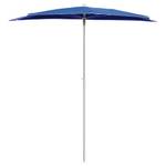 Parasol de jardin 3006582 Bleu - Métal - Textile - 90 x 195 x 180 cm