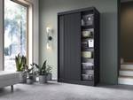 Kleiderschrank  Nero Bssic Schwarz - Breite: 120 cm - 2 Türen