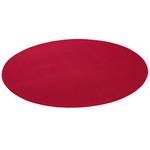 Feinschlingen Velour Teppich Strong Rund Rot - 133 x 133 cm