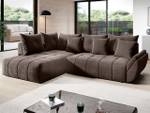 Ecksofa GENOA L Braun