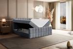 Boxspringbett MIAMI-Z Grau - Breite: 160 cm - H4