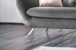 Sofa CHARME 2,5-Sitzer Velvet Granit