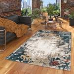 Designer Teppich Maui Modern Mix Verlauf Blau - 80 x 150 cm