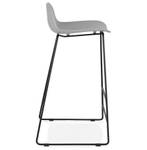 Tabouret De Bar BABYLOS Noir - Gris