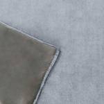 Plaid gris givré 130x170 cm - LEVY Gris - Fourrure synthétique - 130 x 1 x 170 cm