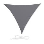 Voile d'ombrage triangle gris 600 x 510 cm