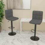 Tabouret de bar 3007102 (lot de 2) Gris