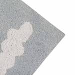 Teppich mit Wolkenmuster Grau - Naturfaser - Textil - 120 x 2 x 160 cm