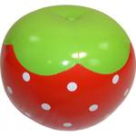 Pouf pour enfant Fraise En partie en bois massif - 33 x 24 x 33 cm