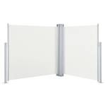Auvent latéral Blanc - Textile - 600 x 117 x 1 cm