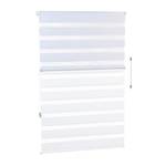 Lot de 3 stores enrouleurs double face Largeur : 90 cm