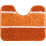 Badematte + WC-Umrandung Set 2-tlg. 2082 Orange - Textil - 50 x 18 x 50 cm