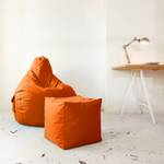 Sitzsack-Hocker Pouf "Cube" 40x40x40cm Orange