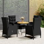 Bistro-Set 3015265-2 (5-teilig) Schwarz - Braun