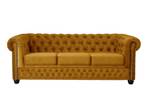 3-Sitzer Sofa WILLIAM Gelb