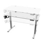 Verstellbarer Tisch Stryn Weiß - 120 x 60 cm