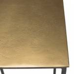 Quadratischer Beistelltisch Gold - Metall - 30 x 66 x 30 cm