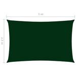 Voile solaire 3016493-5 Vert foncé - 500 x 250 cm