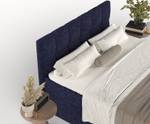 Boxspringbett Shay Marineblau - Breite: 160 cm - H2