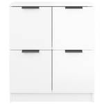 Sideboard (2er Set) 3015627 Hochglanz Weiß