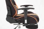 Chaise de bureau Limit Noir - Orange