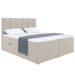 Boxspringbett Lebron Beige - Breite: 160 cm - H3