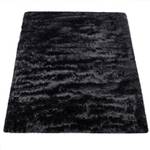 Hochflor-Teppich Silky 591 Schwarz - 60 x 100 cm