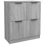 Sideboard (2er Set) 3015627 Eiche Grau Dekor