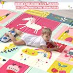 Baby Spielmatte faltbar Pink - Kunststoff - 180 x 2 x 200 cm