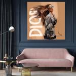 Leinwandbilder Glamour Mode Frau Dior