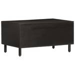 Couchtisch D285 Schwarz - Massivholz - 50 x 40 x 80 cm