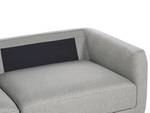 3-Sitzer Sofa SIGTUNA Schwarz - Grau - Hellgrau