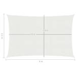 Voiles d'ombrage 3016419-5 Blanc - 400 x 250 cm