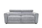 3-Sitzer Sofa Calvera mit 2 Relax Hellgrau