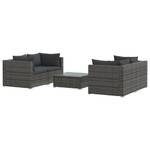 Salon de jardin (lot de 5) 3013630-2 Anthracite - Gris