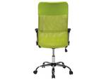 Chaise de bureau DESIGN Noir - Vert - Citron vert - Argenté