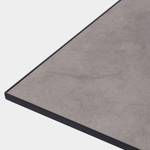Tisch Samoa Grau - Metall - 90 x 75 x 180 cm