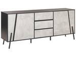 Sideboard BLACKPOOL Schwarz - Grau