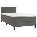 Boxspringbett 3017290-14 Dunkelgrau - Breite: 100 cm