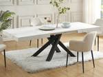 Table extensible CATONAV Imitation marbre blanc