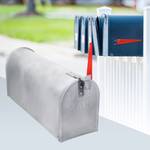 Briefkasten US Mailbox Betonoptik Grau - Metall - 17 x 23 x 48 cm
