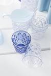 Wasserglas Crystal Keramik - 2 x 9 x 9 cm