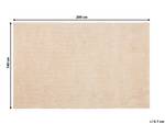 Tapis à poil long DEMRE Beige - Crème - 200 x 140 x 140 cm