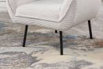 Fauteuil de relaxation CALLA Blanc - Textile - 83 x 92 x 83 cm