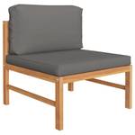 Garten-Lounge-Set (2-teilig) 3006492-1 Grau - Holzwerkstoff - Holzart/Dekor - 66 x 60 x 66 cm