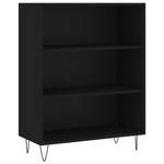 Highboard DE1230 Schwarz - Holzwerkstoff - 33 x 180 x 70 cm