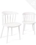 Chaises de cuisine DIA (lot de 2) Blanc