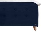 Nordic Box Boxspringbett TSV Indigoblau - Nachtblau - Breite: 182 cm - H2