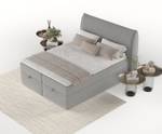 Boxspringbett Mensa Grau - Breite: 180 cm