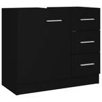 Meuble de lavabo 3005548 Noir - Bois manufacturé - 63 x 54 x 30 cm